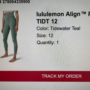 Womens Align High Rise Pant 25"